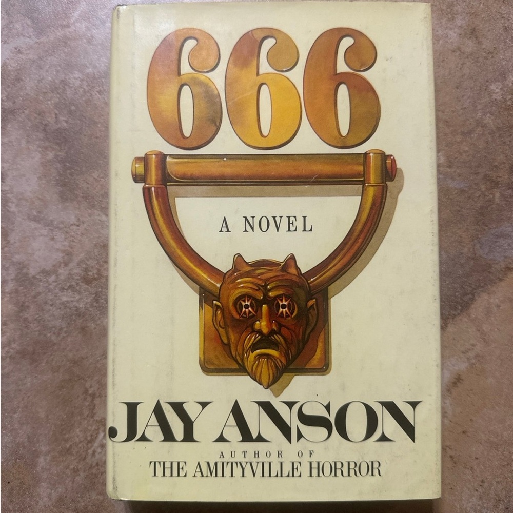 666: Horror Novel by Jay Anson: Harcover 1st Club Edition: Amityville Horror